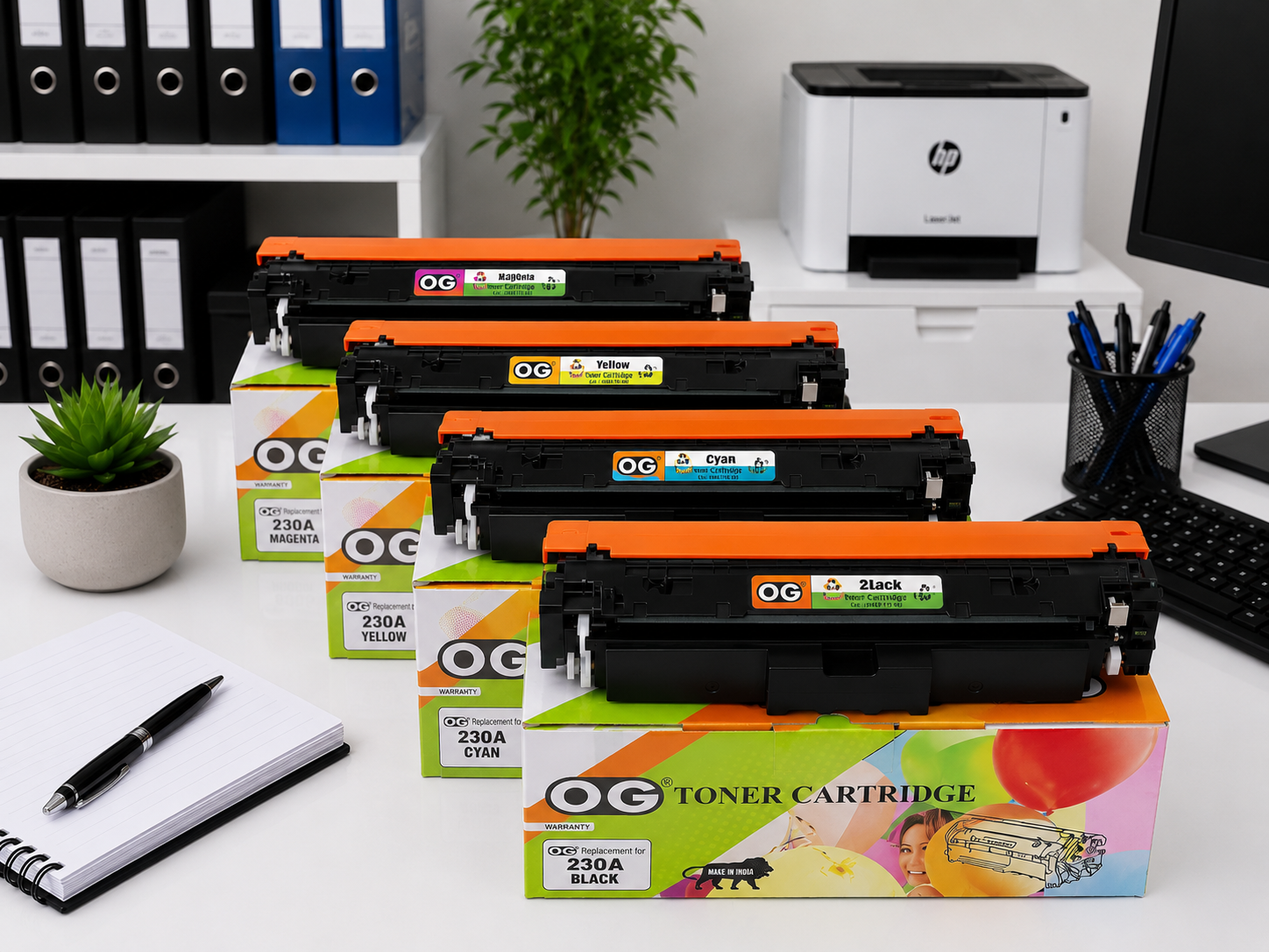 OG 230A Toner Cartridge W2300A W2301A W2303A W2302A KB/C/Y/M SET
