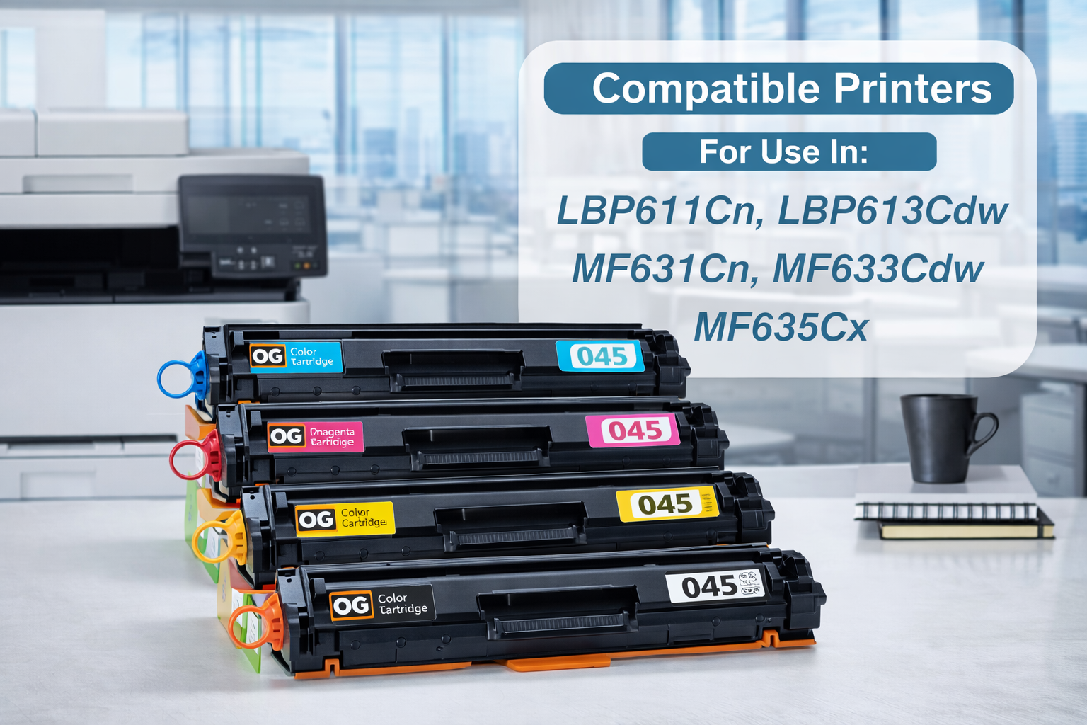 OG 045 Color Toner Cartridge Compatible (CRG 045 - 4 Color Combo) Neo online store