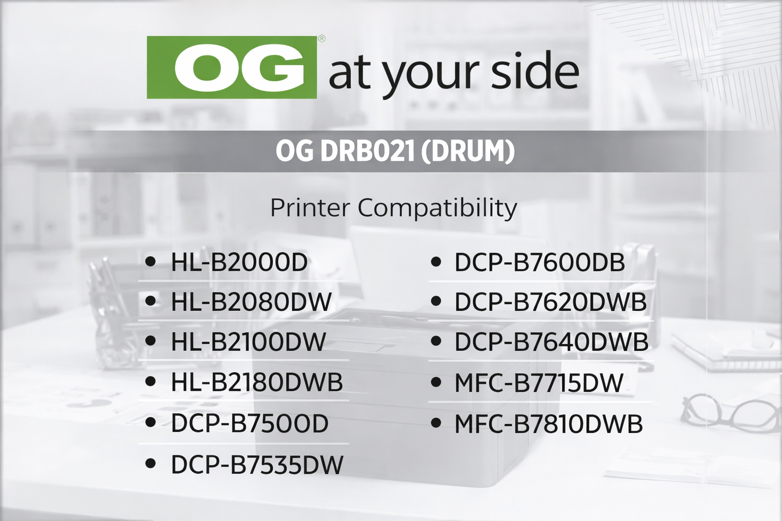 OG DR-B021 Imaging Drum Unit Compatible Neo online store