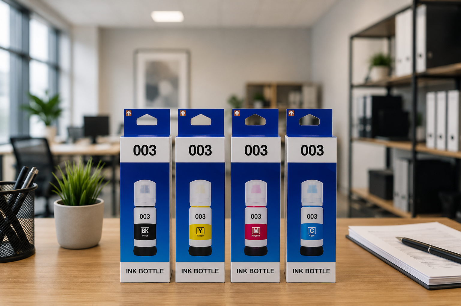 OG 003 Ink Bottle Compatible Black/Cyan/Yellow/Magenta (4Ps  70ml)