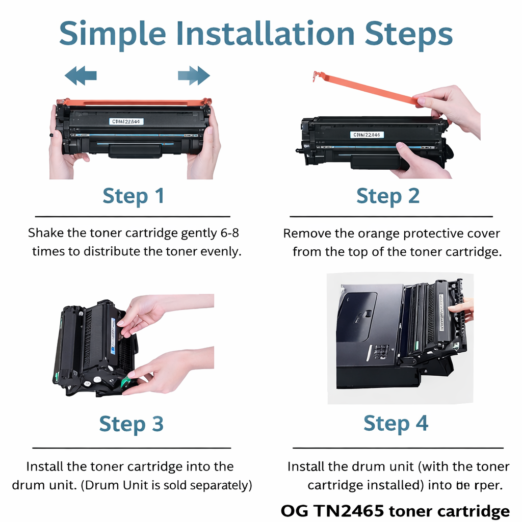 TN-2465 Toner Cartridge Compatible for Printers HL-L2351DW, DCP-L2531DW Neo online store