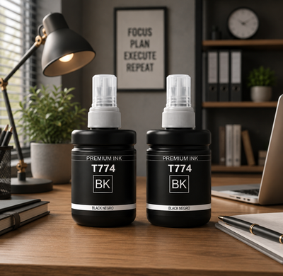 OG 7741 Black Ink Bottle Compatible (Pack of 2)