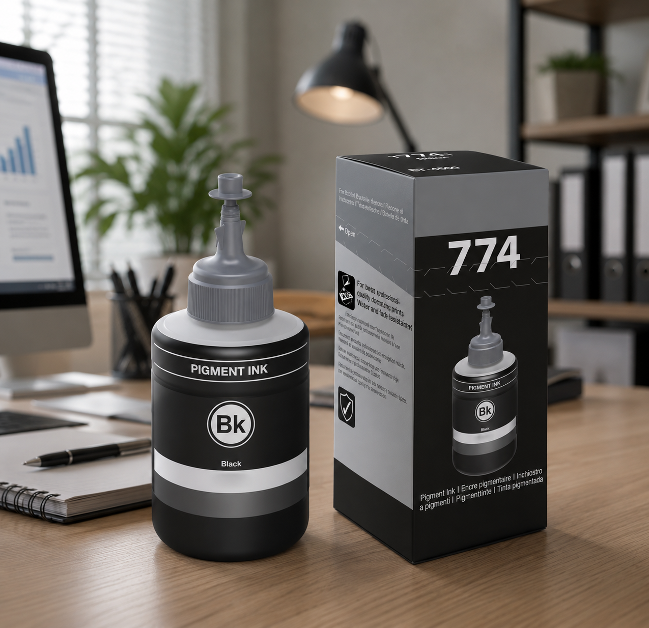 OG 7741 / T7741 Black Ink Bottle Compatible