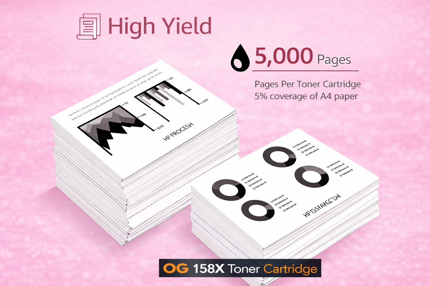 OG 158X Toner Cartridge Compatible (Print 5000 Pages) pack of 6 Neo online store