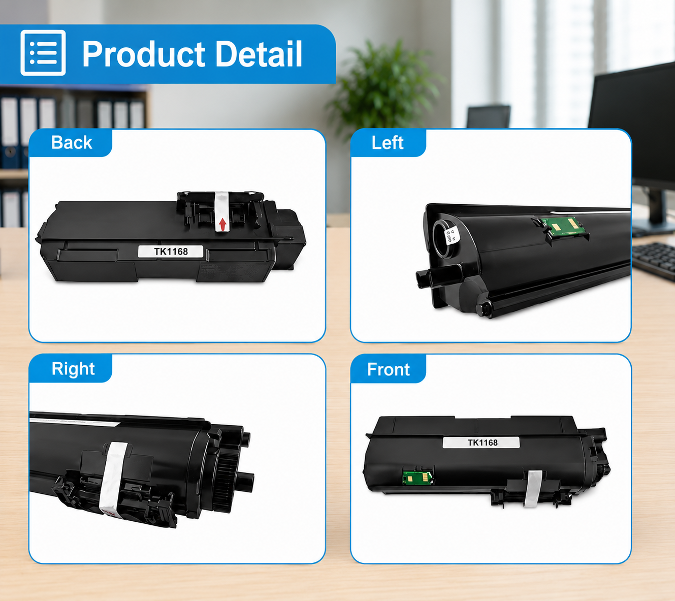 OG TK-1168 Toner cartridge for kyocera