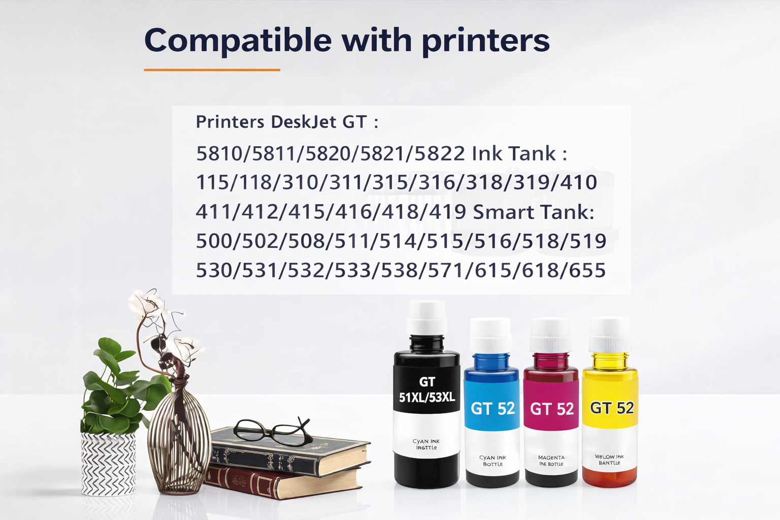 OG Ink for HP GT51XL/53XL GT 52 for HP Ink Bottle 4pic Neo online store